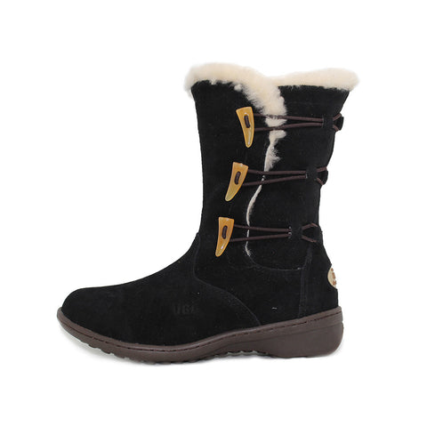 Carrick Short Ugg Boot - Black