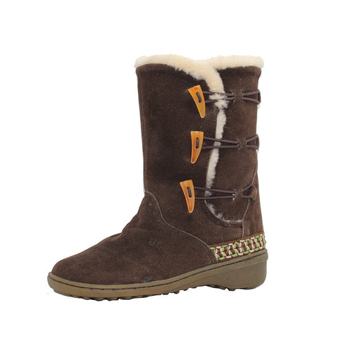 Elena Short Ugg Boot - Chocolate