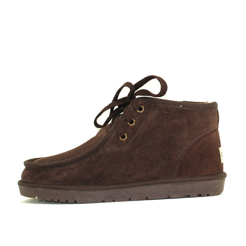 Dabbs Lace Up Man Ugg Boot - Chestnut
