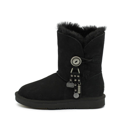 Classic One Button Ugg Boot - Grey