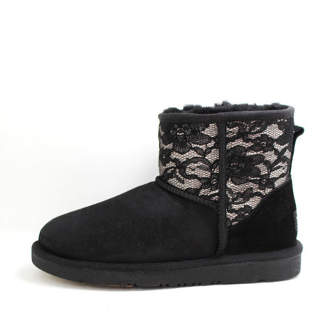 Jolie Short Ugg Boot - Black