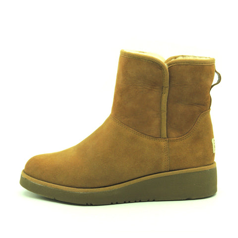 Two Button Ugg Boot - Chestnut