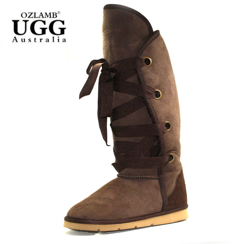 Two Button Ugg Boot - Chestnut