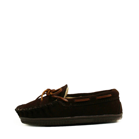 Kids Wool Mocassin -629E  Chocolate