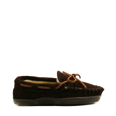 Kids Wool Mocassin -629E  Chocolate