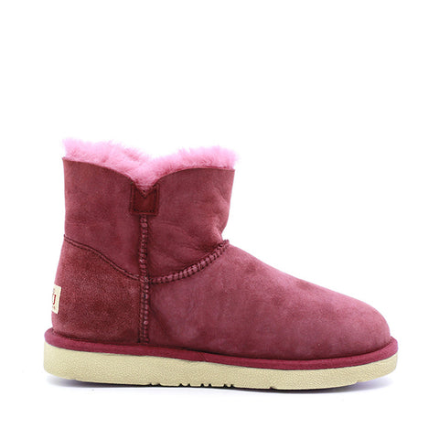 Kiki Ankle Ugg Boot - Wine Red