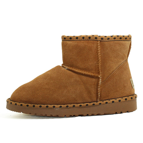 Spotted Ankle Ugg Boot - Chestnut