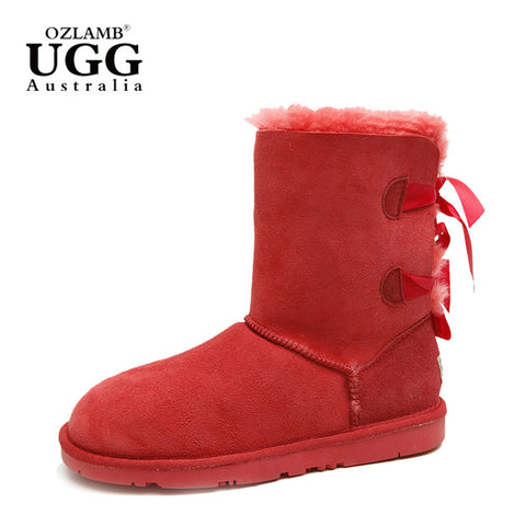 Josette Medium Ugg Boots - Red