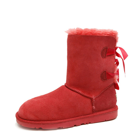 Josette Medium Ugg Boots - Red