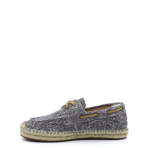 Slater Boat Shoes - White Grey