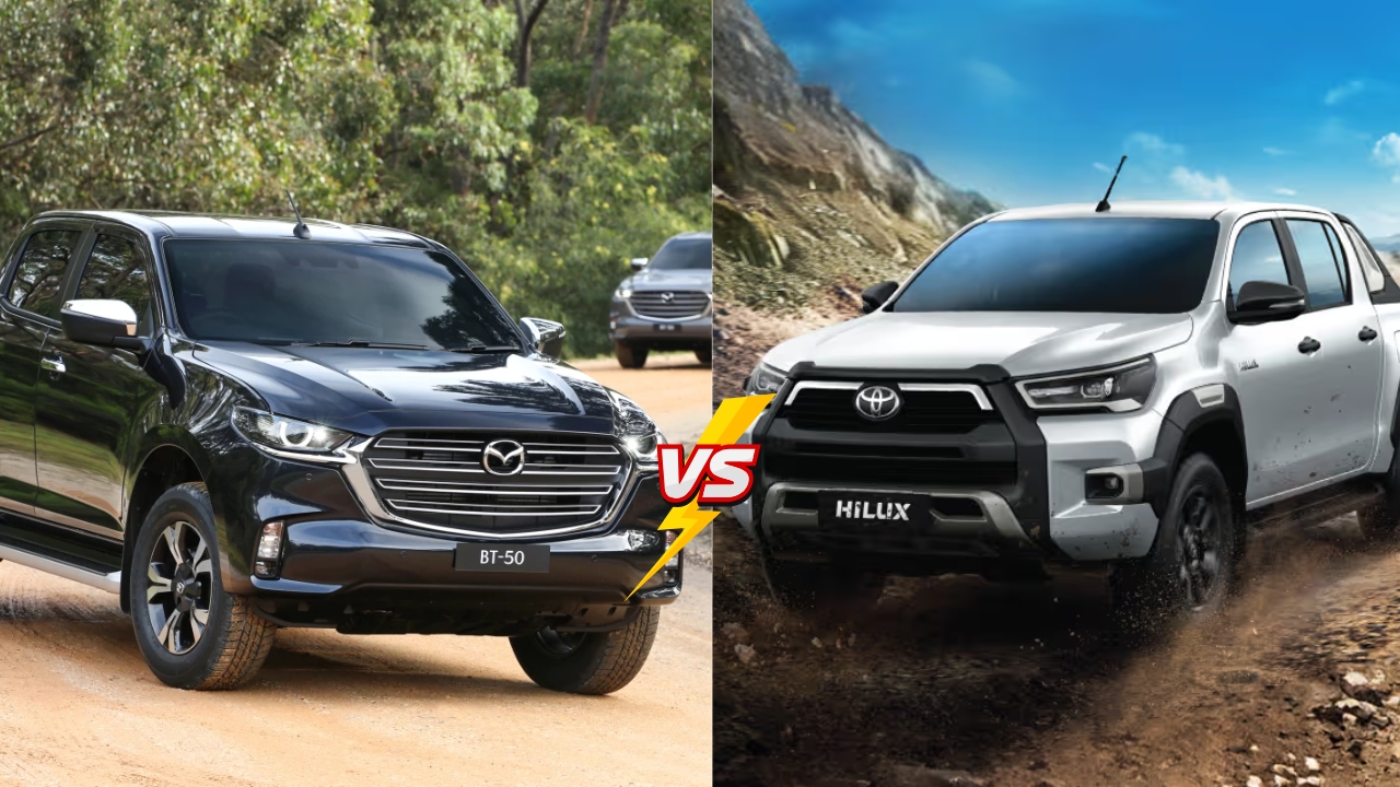 Mazda BT-50 vs. Toyota Hilux